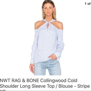 Rag & Bone Collingwood cold shoulder Small $275